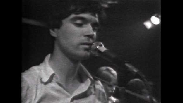 David Byrne at CBGBs in 1975