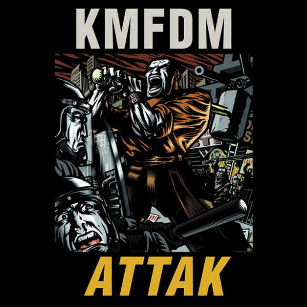 KMFDM ATTACK COVER
