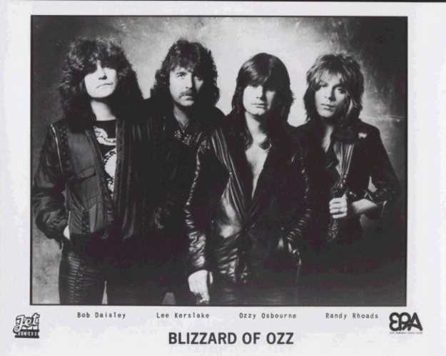 Original lineup of the Blizzard of Ozz. PhotoCredit: Jet Records