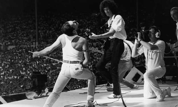 Queen at Live Aid. Photo: Queen Productions Ltd