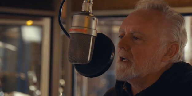 Roger Taylor in studio. YouTube snapshot
