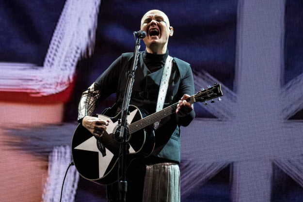 Billy Corgan from The Smashing Pumpkins at SSE Wembley Arena, London, 2018. (Photo by Rob Ball/Wireimage)