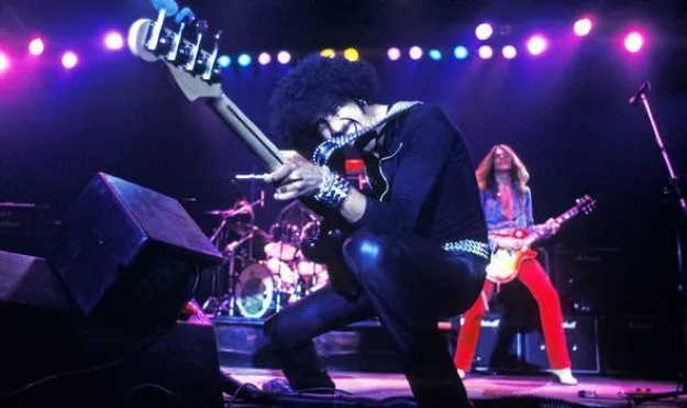 Phil Lynott and Scott Gorham - Thin Lizzy: (Image: UMG)